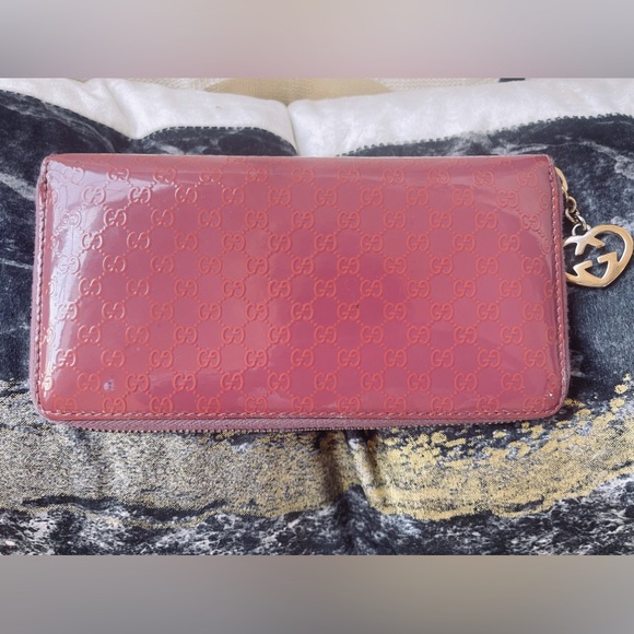 GUCCI Vintage Authentic Microguccdssima Leather Continental Wallet Price Firm! - Picture 2 of 16